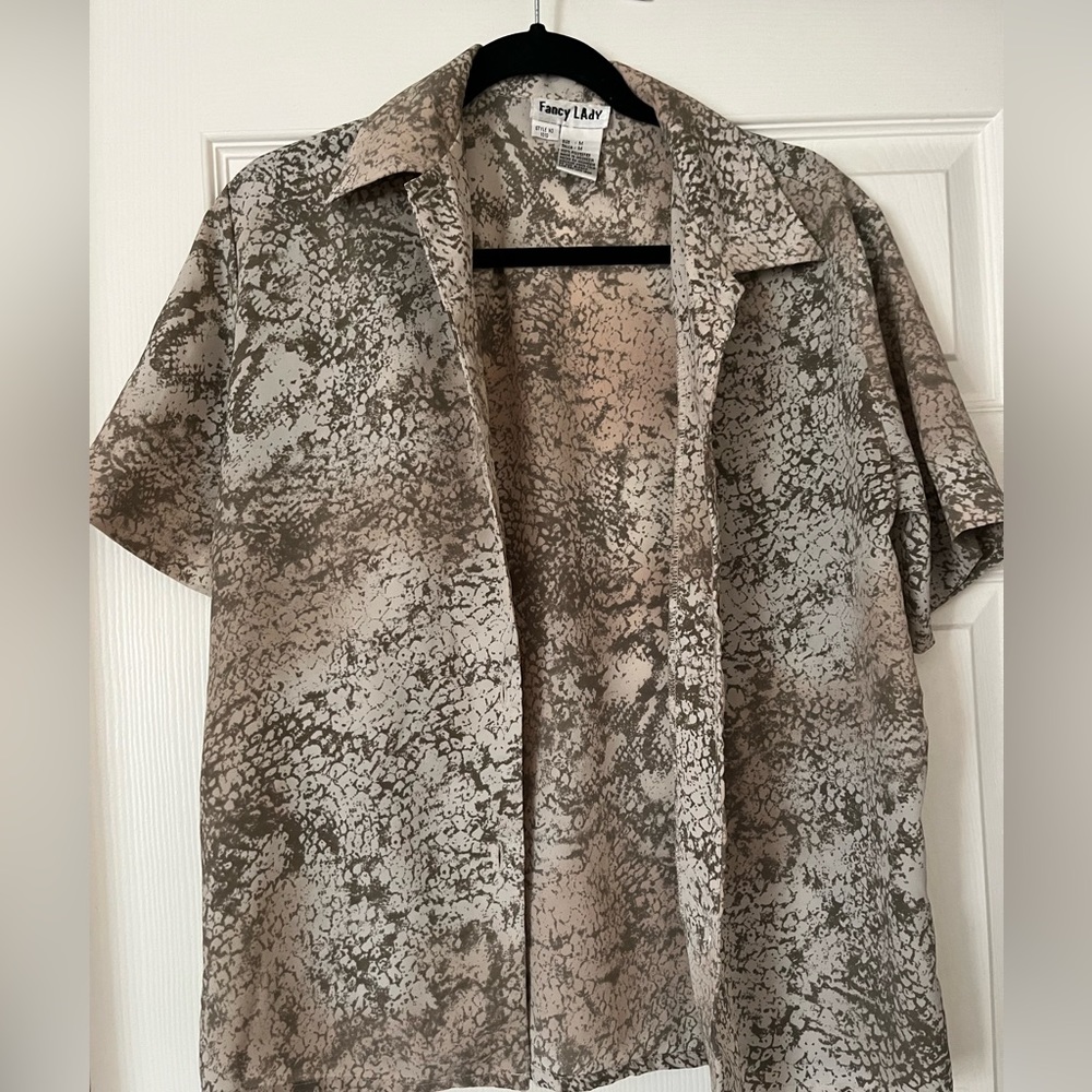 Vintage Snake Skin Shirt